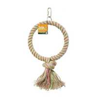 Birdie Parrot Single Jute Ring Large Pet: Bird Category: Bird Supplies  Size: 0.2kg 
Rich Description:...