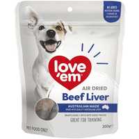 Love Em Air Dried Beef Liver 90g Pet: Dog Category: Dog Supplies  Size: 0.1kg 
Rich Description: The...