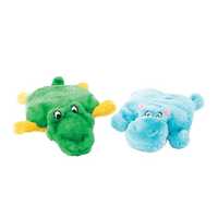 Zippypaws Squeakie Pads Hippo And Alligator 2 Pack Pet: Dog Category: Dog Supplies  Size: 0.1kg 
Rich...