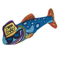 Fat Cat Catch Of The Day Swim Shady Cat Toy Each Pet: Cat Category: Cat Supplies  Size: 0.1kg 
Rich...