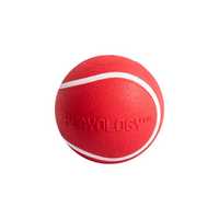 Playology Squeaky Chew Ball Beef Small Pet: Dog Category: Dog Supplies  Size: 0.1kg Material: Rubber...