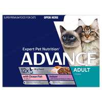 Advance Adult Ocean Fish Indoor Chicken And Turkey In Jelly Wet Cat Food 12 X 85g Pet: Cat Category:...