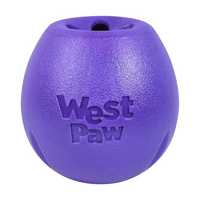 West Paw Rumbl Small Dog Toy Eggplant Each Pet: Dog Category: Dog Supplies  Size: 0.1kg Material:...