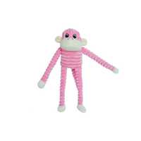 Zippypaws Spencer Crinkle Monkey Dog Toy Pink Each Pet: Dog Category: Dog Supplies  Size: 0.1kg 
Rich...
