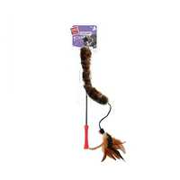 Gigwi Feather Teaser Tpr Wand Plush Tail Each Pet: Cat Category: Cat Supplies  Size: 0.1kg 
Rich...