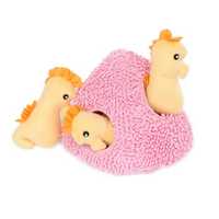 Zippypaws Burrow Seahorse N Coral Interactive Soft Dog Toy Each Pet: Dog Category: Dog Supplies  Size:...