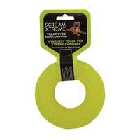 Scream Xtreme Treat Tyre Loud Green Mediumlarge Pet: Dog Category: Dog Supplies  Size: 0.2kg Material:...