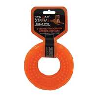 Scream Xtreme Treat Tyre Loud Orange Mediumlarge Pet: Dog Category: Dog Supplies  Size: 0.2kg Material:...