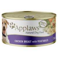 Applaws Wet Dog Food Chicken Vegetable Tin 16 X 156g Pet: Dog Category: Dog Supplies  Size: 3.3kg 
Rich...