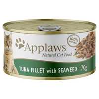 Applaws Tuna Fillet With Seaweed Adult Wet Cat Food 24 X 70g Pet: Cat Category: Cat Supplies  Size:...