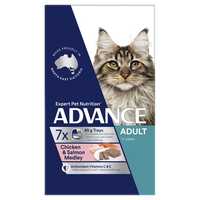 Advance Adult Chicken And Salmon Medley Wet Cat Food Trays 85g Pet: Cat Category: Cat Supplies  Size:...