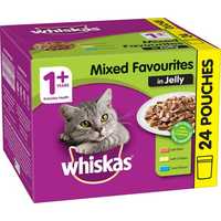 Whiskas 1 Plus Mixed Favourites In Jelly Pouches Wet Cat Food 48 X 85g Pet: Cat Category: Cat Supplies ...