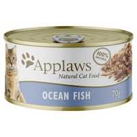 Applaws Wet Cat Food Ocean Fish Tin 24 X 70g Pet: Cat Category: Cat Supplies  Size: 2.4kg 
Rich...