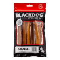 Blackdog Bully Sticks 5 Pack Pet: Dog Category: Dog Supplies  Size: 0.2kg 
Rich Description: Blackdog...