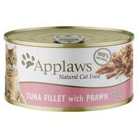 Applaws Wet Cat Food Tuna Prawn Tin 24 X 70g Pet: Cat Category: Cat Supplies  Size: 2.5kg 
Rich...