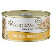 Applaws Wet Cat Food Chicken Tin 24 X 70g Pet: Cat Category: Cat Supplies  Size: 2.5kg 
Rich...