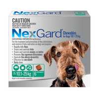 Nexgard Medium 6 Pack Pet: Dog Category: Dog Supplies  Size: 0kg 
Rich Description: Nexgard protects...
