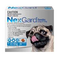 Nexgard Small 6 Pack Pet: Dog Category: Dog Supplies  Size: 0kg 
Rich Description: Nexgard protects...