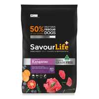 Savourlife Grain Free Dog Food Kangaroo 10kg Pet: Dog Category: Dog Supplies  Size: 10.9kg 
Rich...