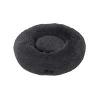 Charlies Pet Faux Fur Fuffy Calming Pet Bed Nest Charcoal Large Pet: Dog Category: Dog Supplies  Size:...