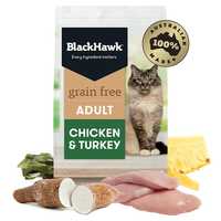 Black Hawk Grain Free Dry Cat Food Adult Chicken And Turkey 2.5kg Pet: Cat Category: Cat Supplies ...