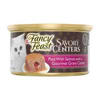 Fancy Feast Savoury Centers Pate Salmon Gourmet Gravy Wet Cat Food 24 X 85g Pet: Cat Category: Cat...