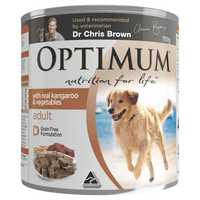 Optimum Adult Kangaroo And Vegetables Wet Dog Food 700g Pet: Dog Category: Dog Supplies  Size: 0.8kg...