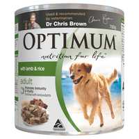 Optimum Adult Lamb And Rice Wet Dog Food 700g Pet: Dog Category: Dog Supplies  Size: 0.8kg 
Rich...