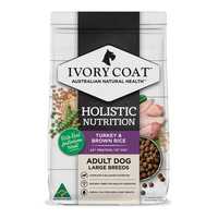 Ivory Coat Holistic Nutrition Dry Dog Food Large Breed Adult Turkey And Brown Rice 15kg Pet: Dog...