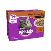 Whiskas Wet Cat Food Adult Mixed Favourites Jelly 12 X 85g Pet: Cat Category: Cat Supplies  Size: 1.1kg...