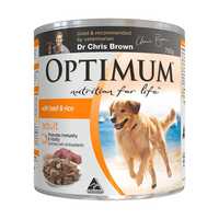 Optimum Adult Wet Dog Food Beef And Rice Cans 24 X 400g Pet: Dog Category: Dog Supplies  Size: 11.5kg...