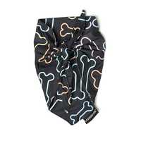 La Doggie Vita Bandana Neon Bone Black Smallmedium Pet: Dog Category: Dog Supplies  Size: 0.1kg Colour:...