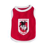 Official Nrl T Shirt Dragons Medium Pet: Dog Category: Dog Supplies  Size: 0.1kg Colour: Red 
Rich...