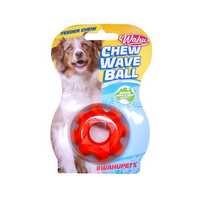 Wahu Pets Chew Wave Ball Each Pet: Dog Category: Dog Supplies  Size: 0.2kg 
Rich Description: Wahu Pets...