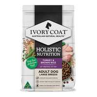 Ivory Coat Holistic Nutrition Dry Dog Food Large Breed Adult Turkey And Brown Rice 5kg Pet: Dog...