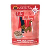 Weruva Cats In The Mack Jack And Sam With Mackerel Skipjack And Salmon In Gravy Grain Free Wet Cat Food...