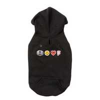 Fuzzyard Wooftagram Hoodie Black Size 5 Pet: Dog Category: Dog Supplies  Size: 0.2kg Colour: Black...