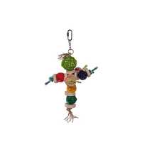 Kazoo Bird Toy Colourful Wicker Balls With Decoration Small Pet: Bird Category: Bird Supplies  Size:...