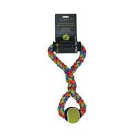 Scream Hand Tug Rope With Tennis Ball Small Pet: Dog Category: Dog Supplies  Size: 0.3kg 
Rich...