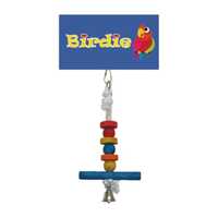 Birdie Small Perch With Bell Each Pet: Bird Category: Bird Supplies  Size: 0.1kg 
Rich Description:...