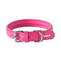 Rogz Leather Pin Buckle Collar Pink X Large Pet: Dog Category: Dog Supplies  Size: 0.1kg Colour: Pink...