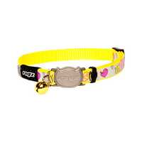Rogz Reflectocat Collar Safeloc Yellow 11mm Pet: Cat Category: Cat Supplies  Size: 0kg Colour: Yellow...