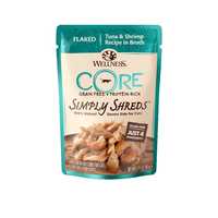 Wellness Core Simply Shreds Tuna And Shrimp Wet Cat Food 12 X 50g Pet: Cat Category: Cat Supplies ...