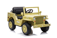 12V Military jeep is a capable army jeep equipped with two 12V 25W motors. This machine combines a...