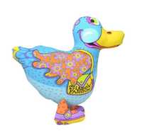 Petstages Madcap Splashin Fashion Duck Plush Squeaker Canvas Dog Toy