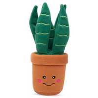 Zippy Paws Plush Squeaker Dog Toy - Snake Plant (Mother in Law's Tongue)