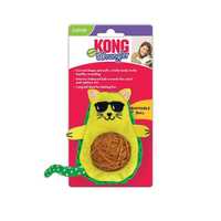 3 x KONG Wrangler AvoCATo Crinkle Textured Cat Toy