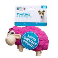 Outward Hound Tootiez Latex Rubber Grunter Dog Toy - Small Sheep