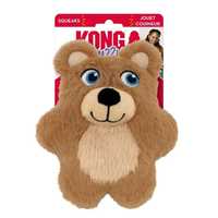 3 x KONG Snuzzles Plush Squeaker Dog Toy - Bear