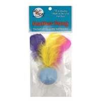 Go Cat Feather Pong Bat Around Plush Feathery Cat Toy